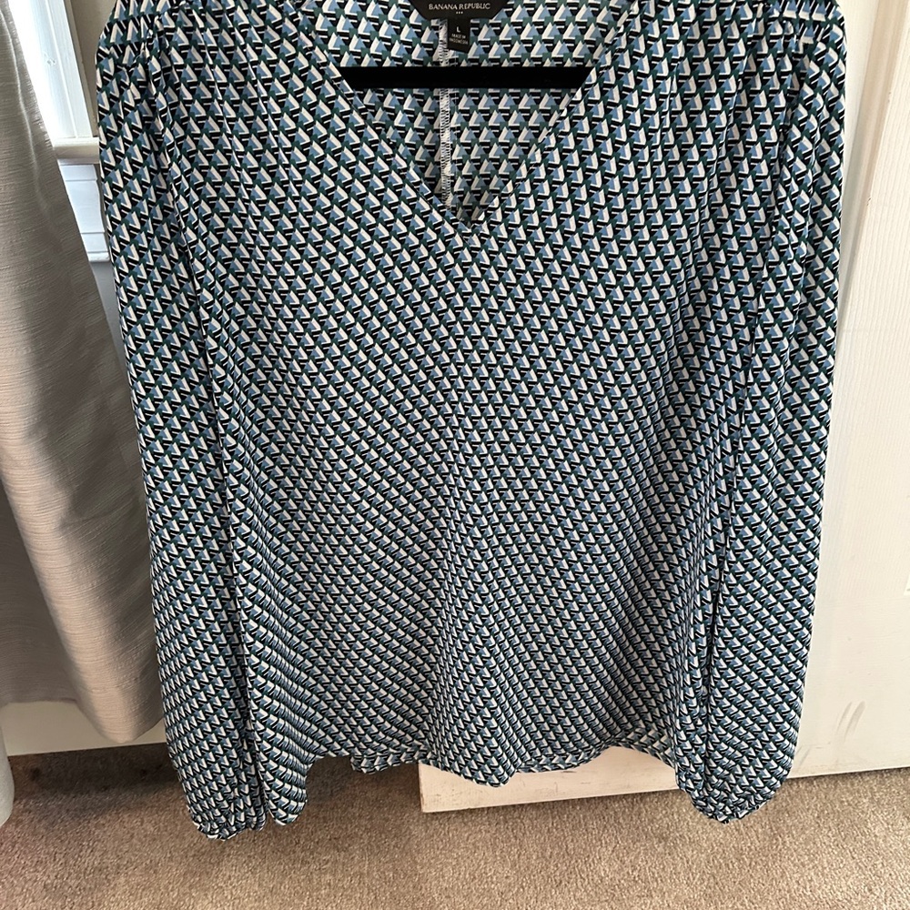 Banana Republic Geometric Blouse